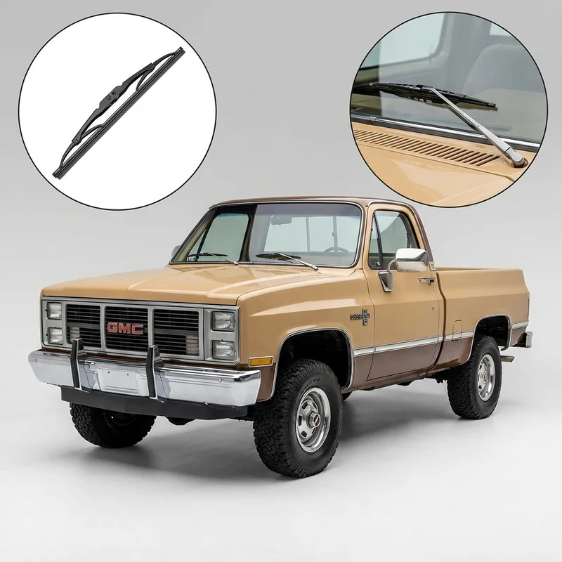 Driver Side Wiper Blade for GMC K25/K2500 Pickup (1967 - 1974) - 1